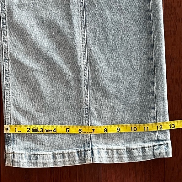 Gap High Rise Stride Jeans Wide Leg Light Wash Women’s Size 16 33R NEW - Picture 7 of 13
